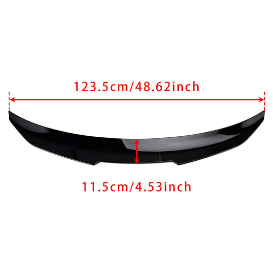 Spoiler posteriore nero lucido per BMW Serie 3 G20 G80 19-25 PSM Style
