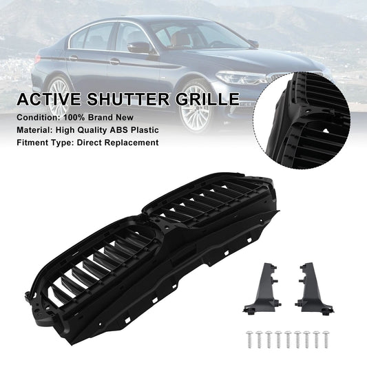 Griglia anteriore attiva a lamelle per BMW G30 G31 2017-2020, codici prodotto 51747497279 e 51137497281.