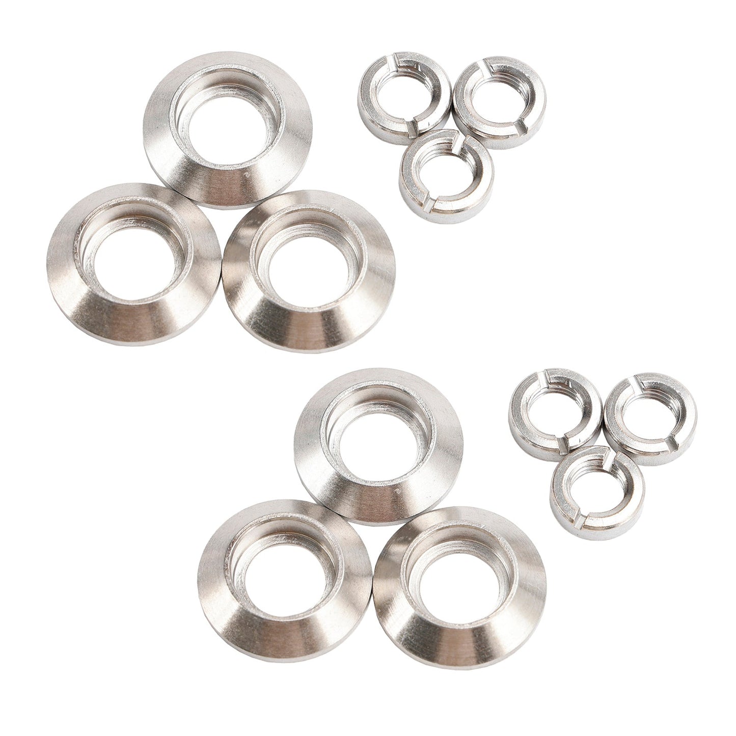 2× Set di lunetta e dado per interruttore cruscotto per Jeep CJ5 CJ7 CJ8 1972-1986 Ventola tergicristallo luci