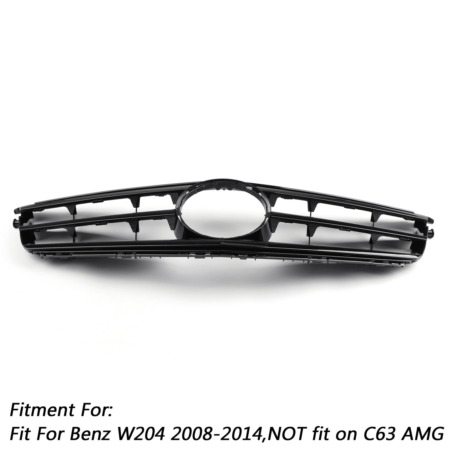 Per Mercedes Benz Classe C W204 C300 C350 2008-2014 Griglia anteriore nera