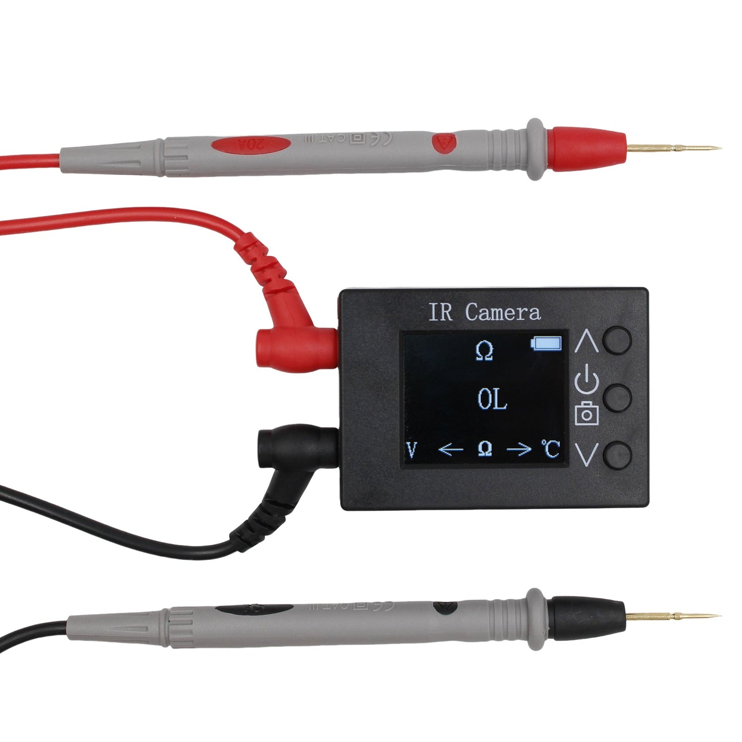 Tester di temperatura con telecamera a infrarossi 2 in 1, termocamera con sensore di immagine da 1,8 pollici