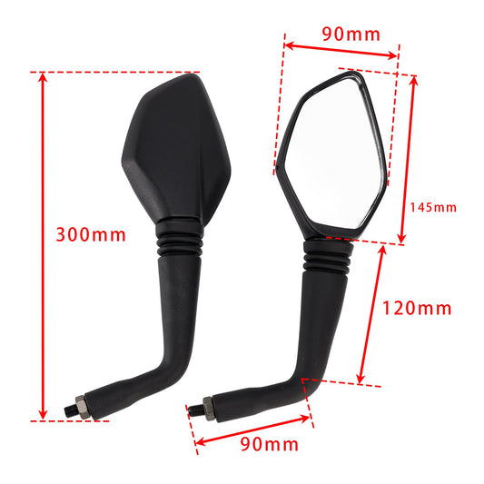 Set specchietti retrovisori sinistro e destro per Duke 125 200 250 390 Adventure 390 2011-2025