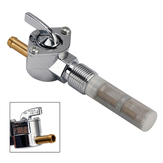 Rubinetto del carburante del serbatoio del gas, rubinetto di scarico adatto per Electra Glide FLFB FLHB FLHFB 1966-1969