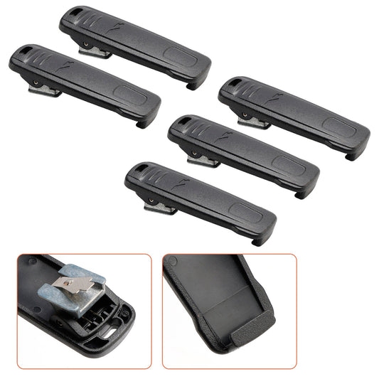 5 pezzi EVX539/531 clip da cintura per Vertex VX-260 VX-261 VX-264 VX-450 walkie talkie