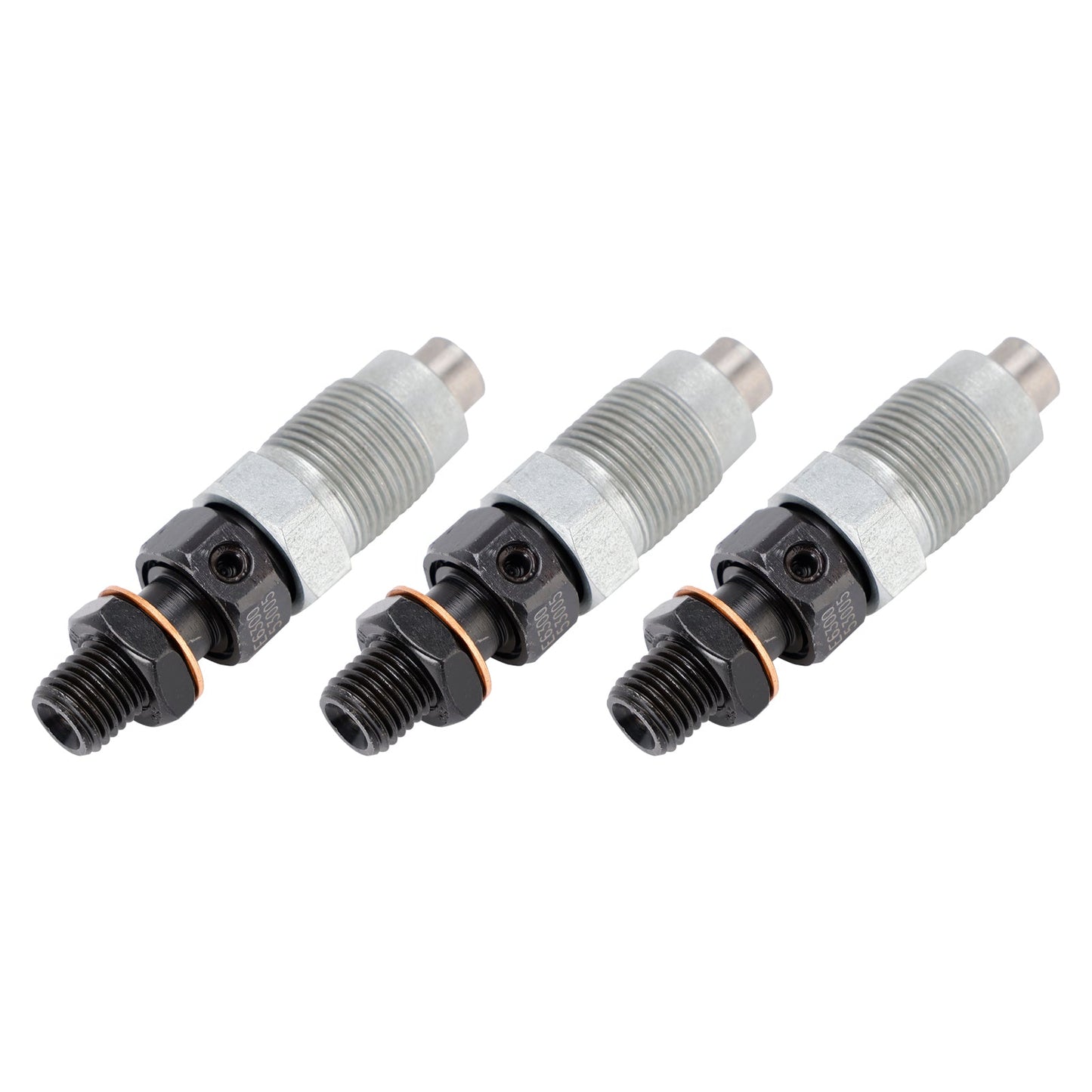 Iniettore di carburante 3 pezzi per trattori Kioti Daedong DK45 CK22 E6300-53004 E6300-53005