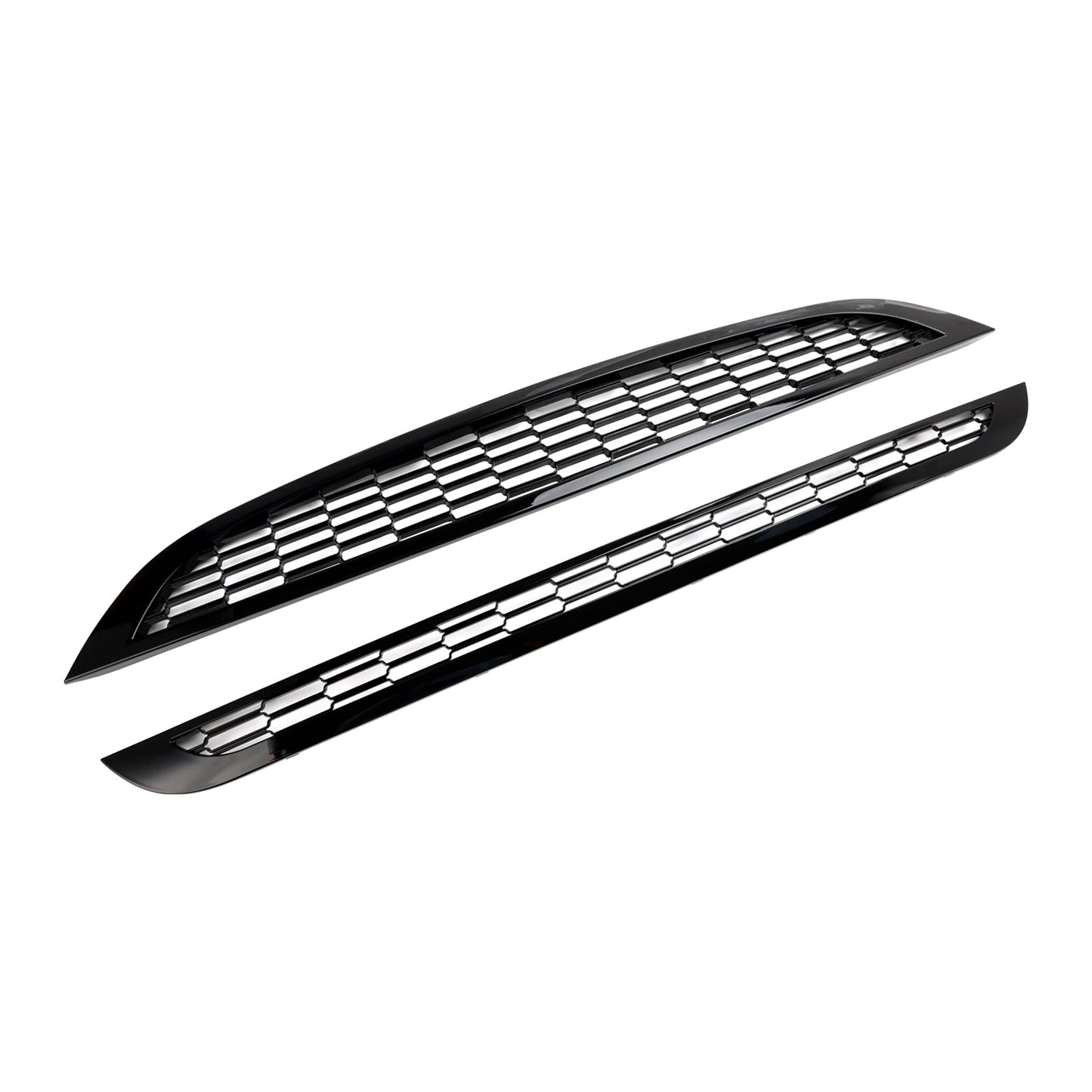 Per Mini Cooper S R53 2002-2006 2PCS Griglia anteriore a maglia a nido d'ape