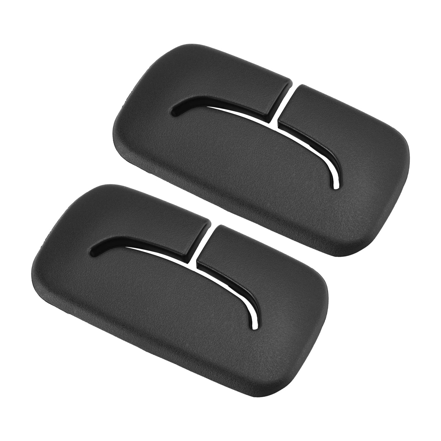 2 cornici nere per cinture di sicurezza posteriori 1AP31DX9AA per Jeep Wrangler JK 2011-2018