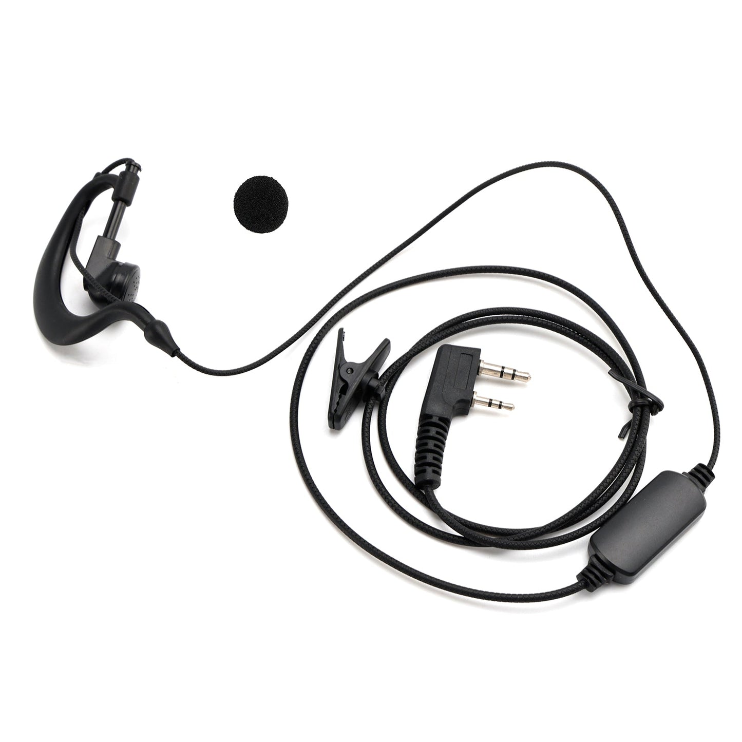 K-031 Cuffie con gancio auricolare con filo di pressione per TK-208 TH-D7 RPU416A KG-UVD1 TG-K4AT