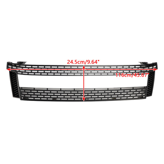Griglia paraurti anteriore nera opaca per 2012 2013 2014 Ford Ranger(con/senza luci LED)