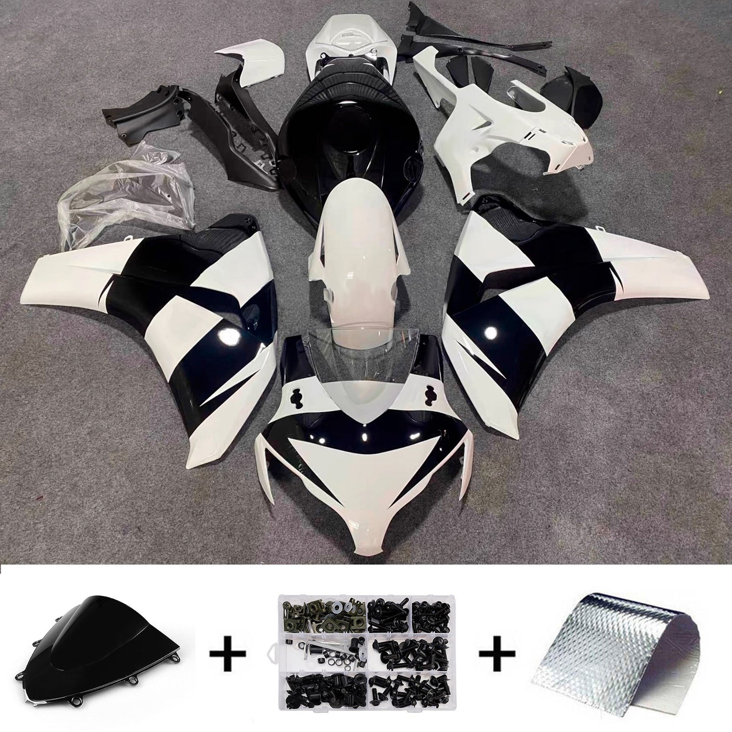 Kit di carene in plastica ABS stampate a iniezione per Honda CBR1000RR 2008-2011