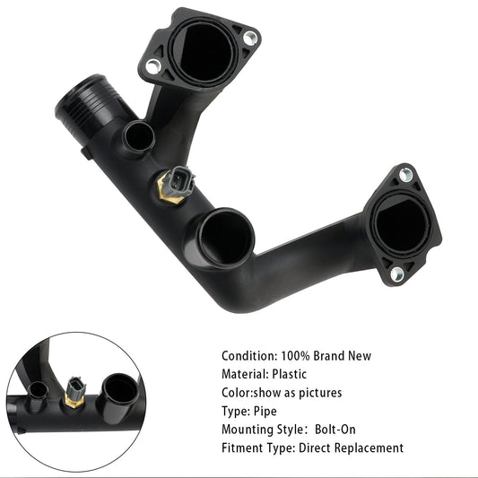 1997-2003 Jaguar Vanden Plas XJ8 e XK8 Coperchio termostato Tubo di scarico con sensore