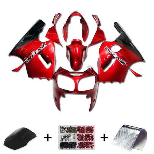 Kit carenatura iniezione in plastica ABS adatto per Kawasaki ZX12R 2000-2001