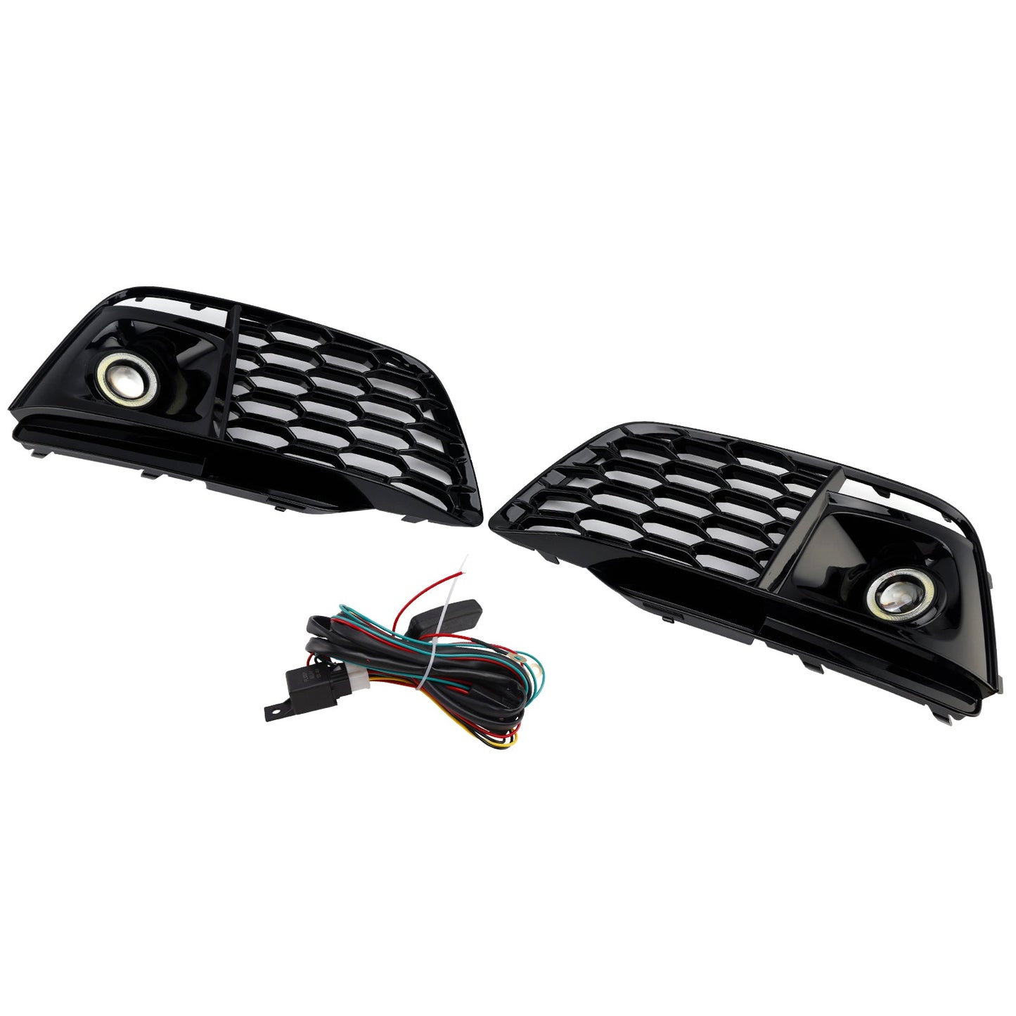 Copertura griglia fendinebbia per Audi Q5 SQ5 2018-2022, codice 80A807680L, pre-restyling con ACC.