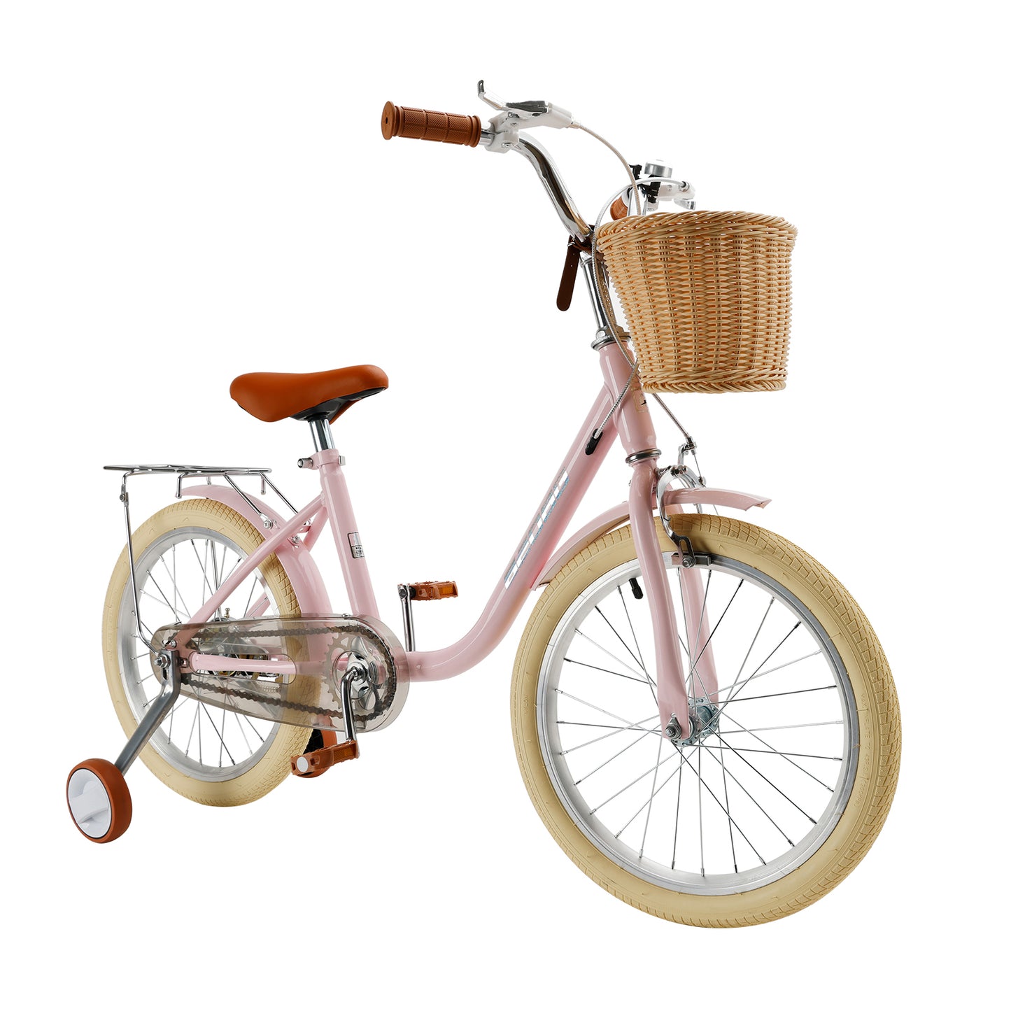 Bicicletta 18 pollici per bambini con cestino per bambini di 7-9 anni un regalo perfetto