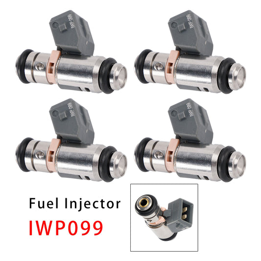 4 iniettori di carburante per Renault Clio Kangoo Thalia Twingo I 1.2 16V IWP099