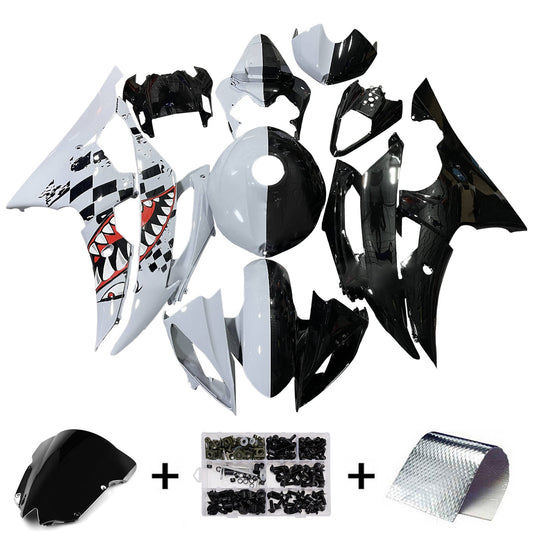 Kit carenatura iniezione plastica ABS per Yamaha YZFR6 YZF-R6 2008-2016