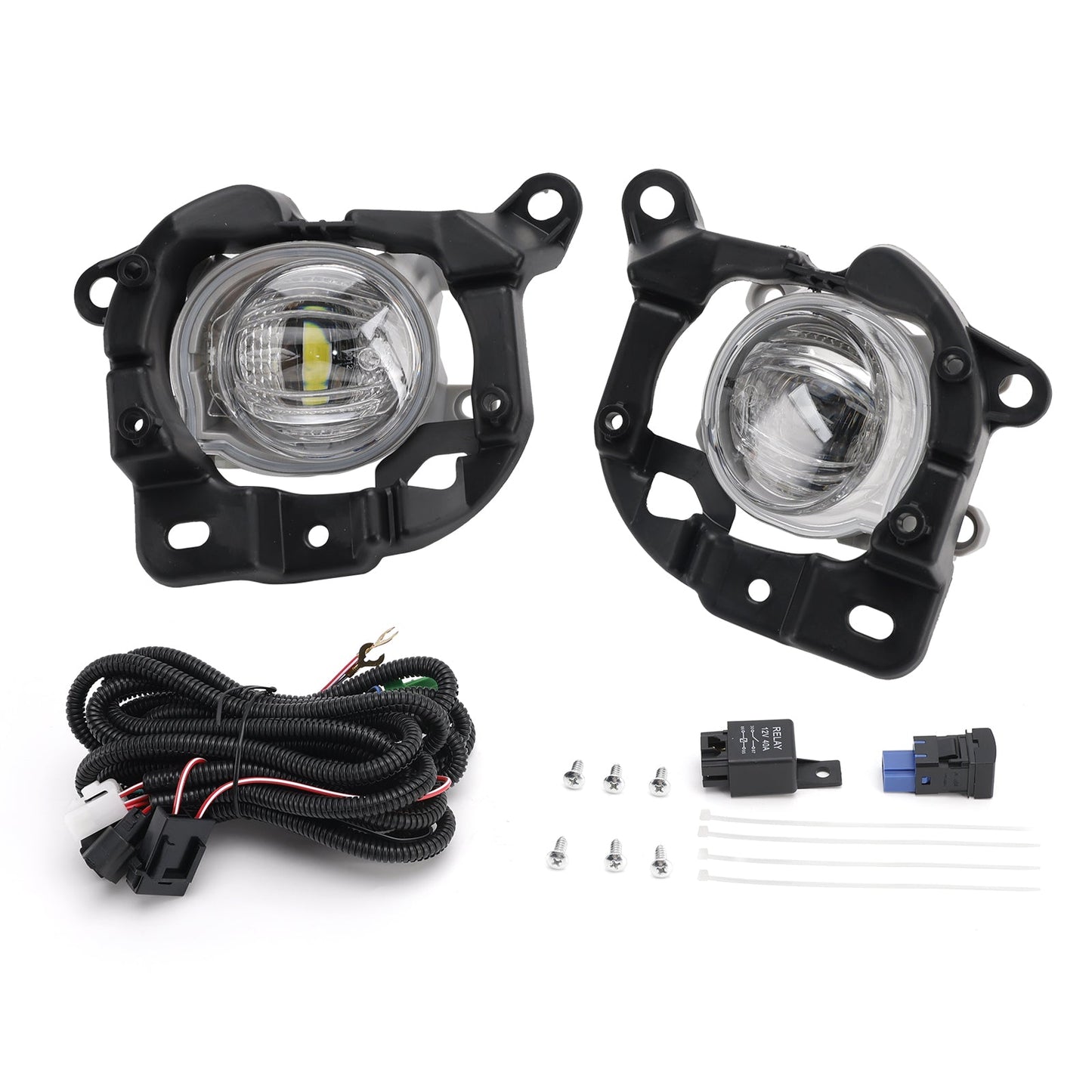 Coppia di fendinebbia a LED per paraurti con interruttore per Toyota Venza 2021-2024 TO1038271