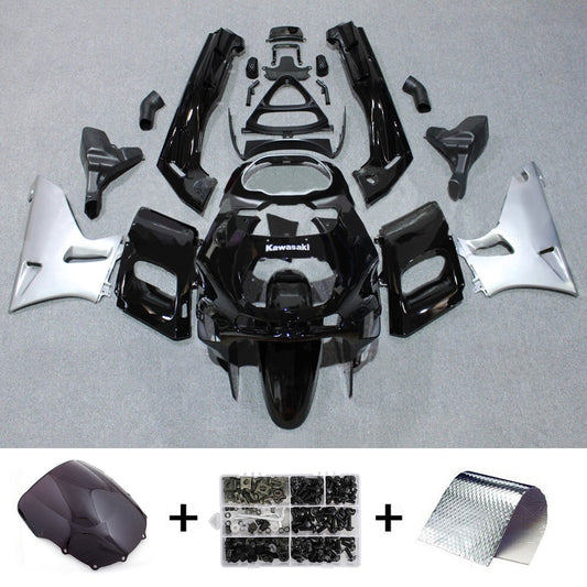 Kit carenatura iniezione in plastica ABS adatto per Kawasaki ZZR400 1993-2007 ZZR600 1998-2003