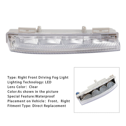 Fari fendinebbia diurni a LED lato destro per Mercedes Benz W204 S204 W212 2007-2014