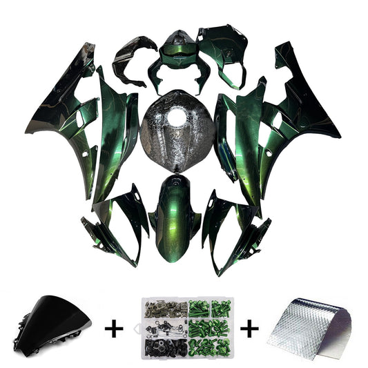 Kit carenatura iniezione plastica ABS per Yamaha YZFR6 YZF-R6 2006-2007