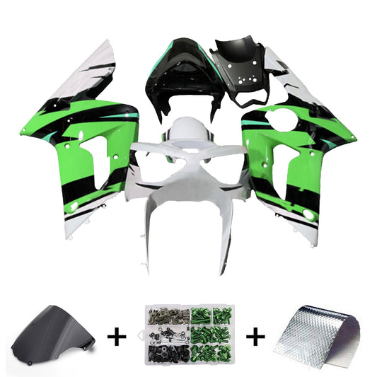 Kit carenatura iniezione in plastica ABS adatto per Kawasaki ZX6R 636 2003-2004