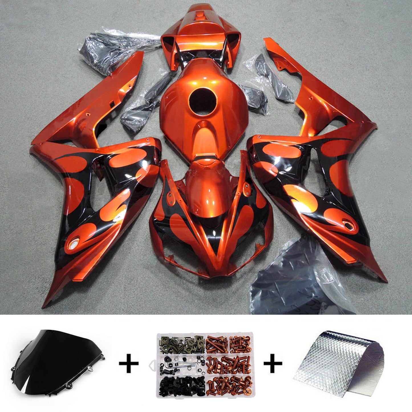 Kit di carene in plastica ABS stampate a iniezione per Honda CBR1000RR 2006-2007