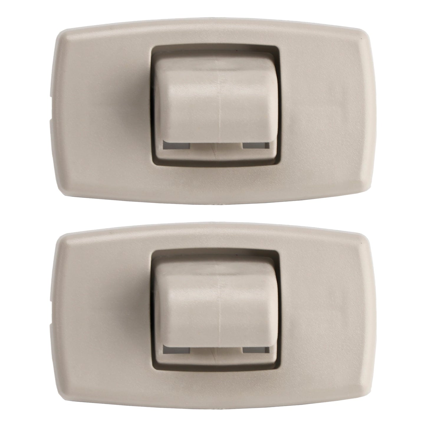 2x gancio di fissaggio per aletta parasole grigia per Mercedes Benz Classe C W205 S205 15-19