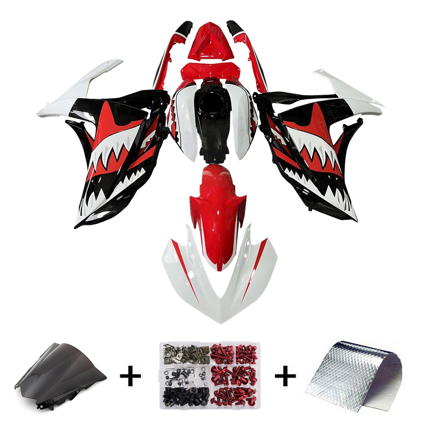 Kit carenatura iniezione ABS per Yamaha YZF-R3 2014-2018 R25 2015-2017