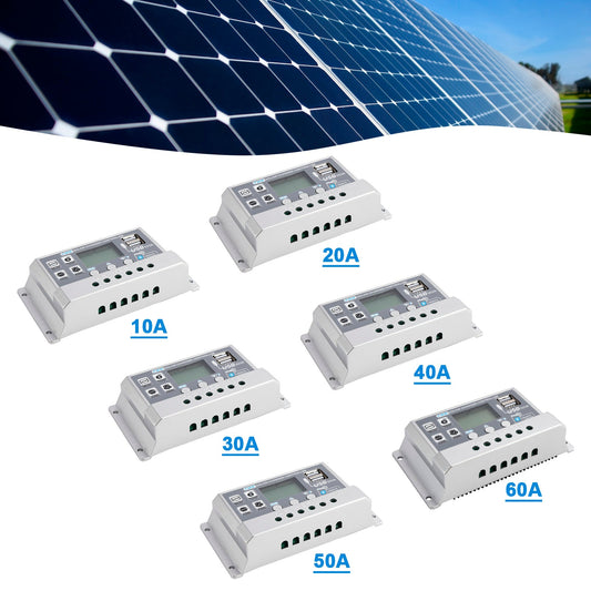 Regolatore solare PWM 10A-60A APP mobile Regolatore solare di controllo intelligente