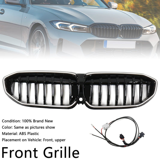 Griglia a rene nera lucida BMW Serie 3 G20 2019-2022 51138072085