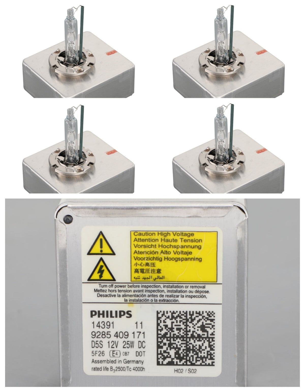 Philips HID Xenon Lampadine per fari D5S 12V25W 4200K Parti di ricambio Generiche