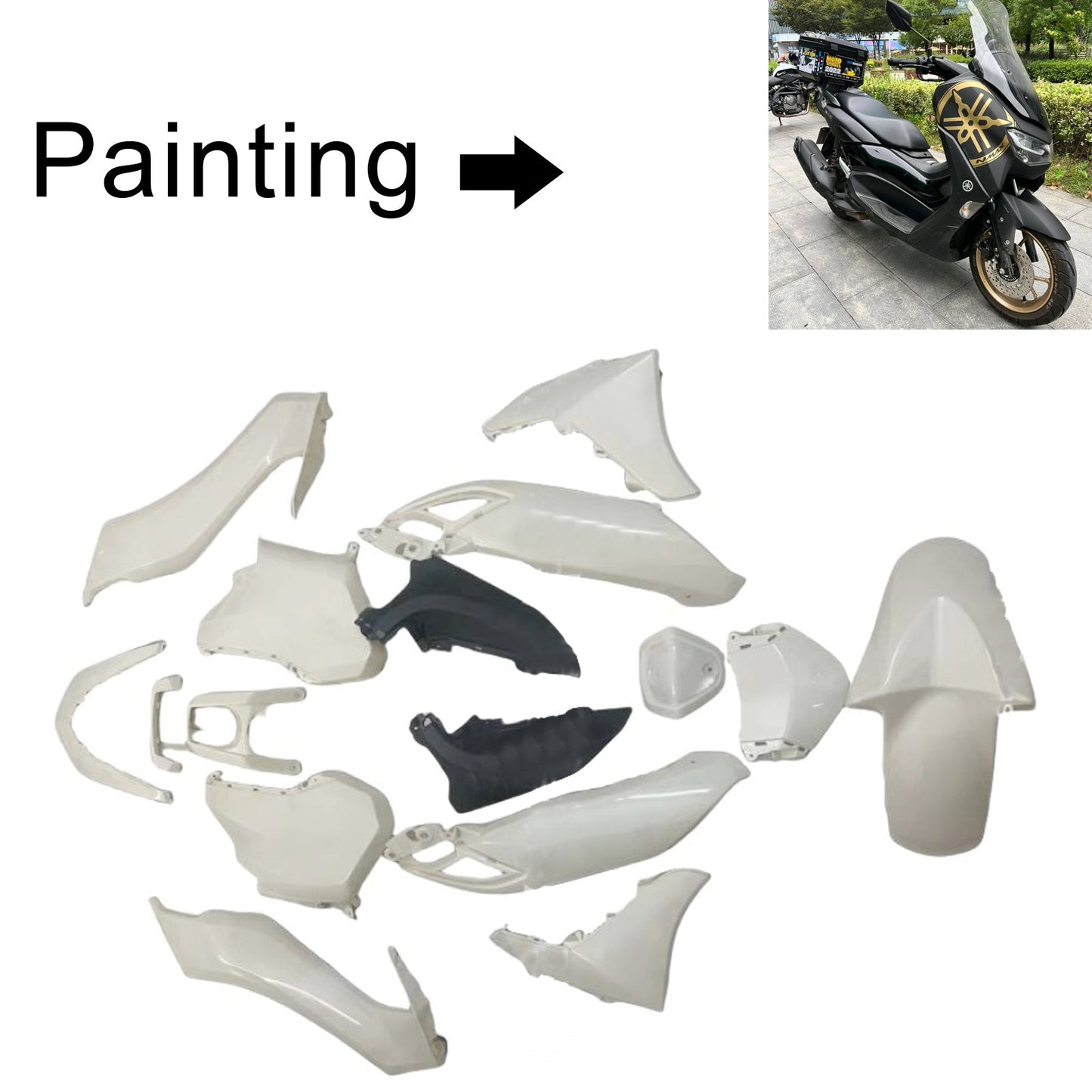 Carrozzeria kit carenatura iniezione Yamaha NMAX 125 155 250 2020-2024