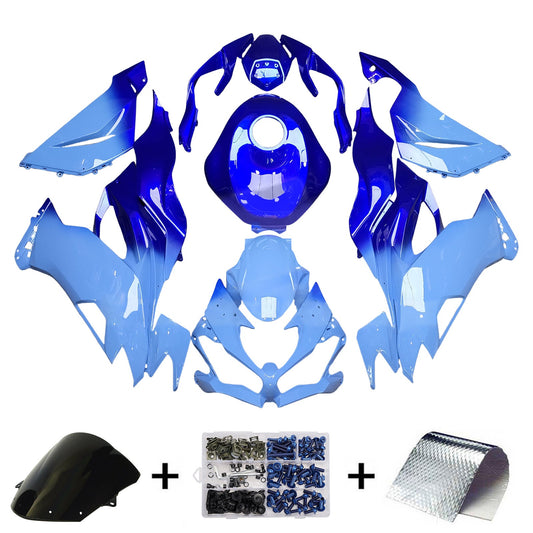 Kit carenatura iniezione in plastica ABS adatto per Kawasaki ZX6R 2019-2023