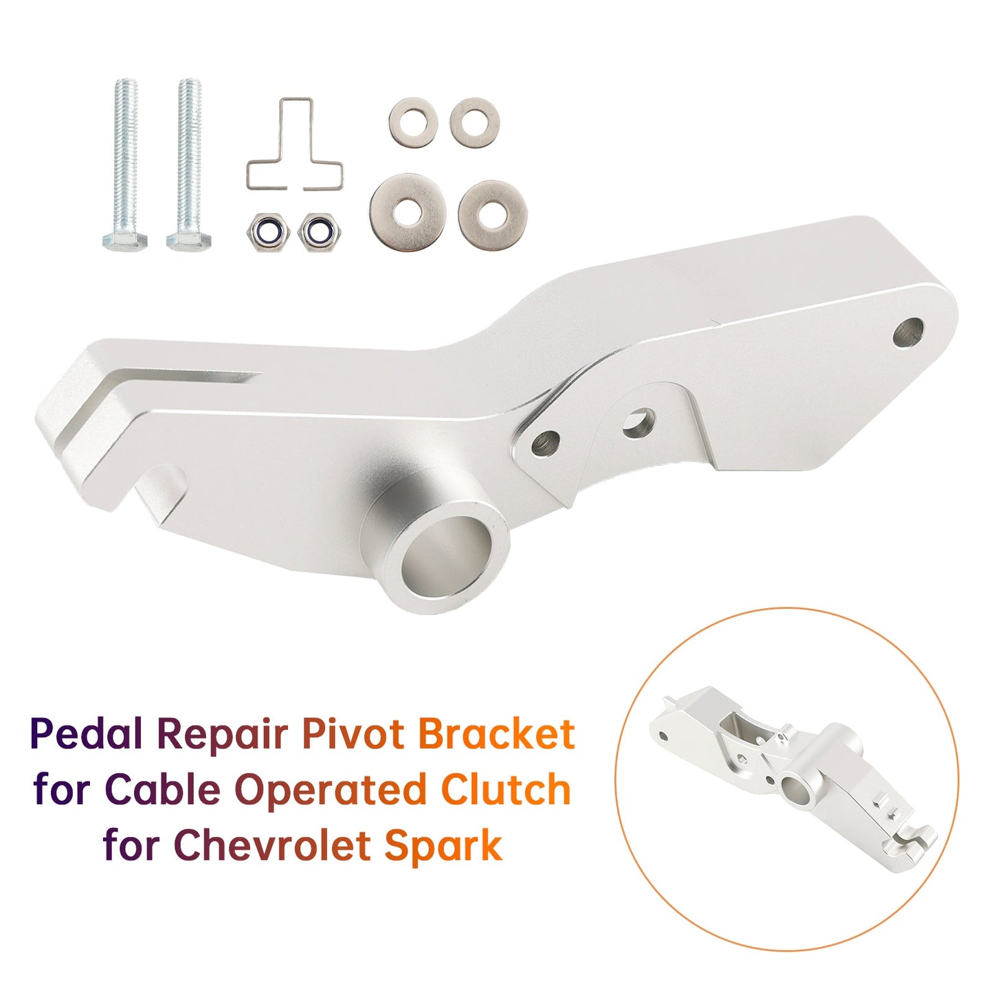 Staffa perno di riparazione pedale Chevrolet Spark 2009-2012 per frizione azionata tramite cavo 96683849 95962968