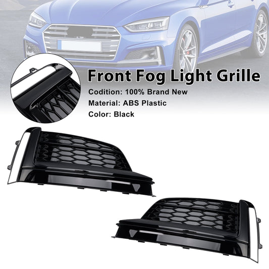 Griglia di copertura del fendinebbia del paraurti anteriore Audi A5 S-Line S5 2018-2019