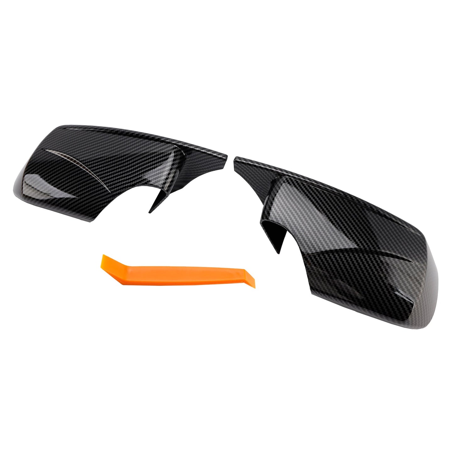 2 pezzi Copri specchietti laterali per auto stile M per BMW E46 Berlina E39 4DR 1998-2005