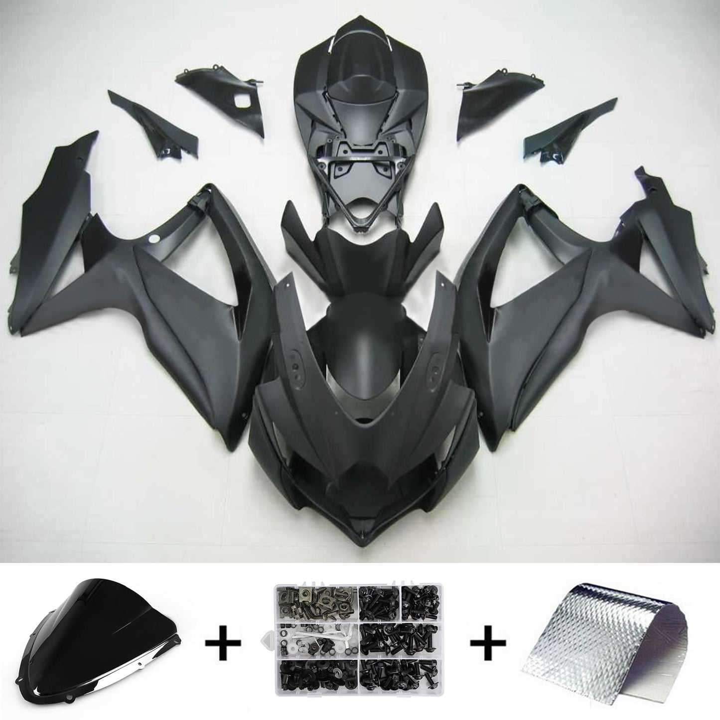 Kit carena iniezione carrozzeria plastica ABS per Suzuki GSXR 600/750 2008-2010 K8