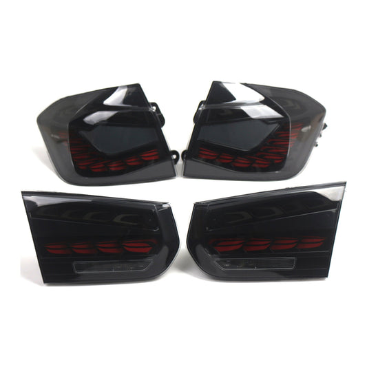 Gruppo ottico posteriore a LED fumé L&R per BMW 3 F30 F80 M3 2013-2018