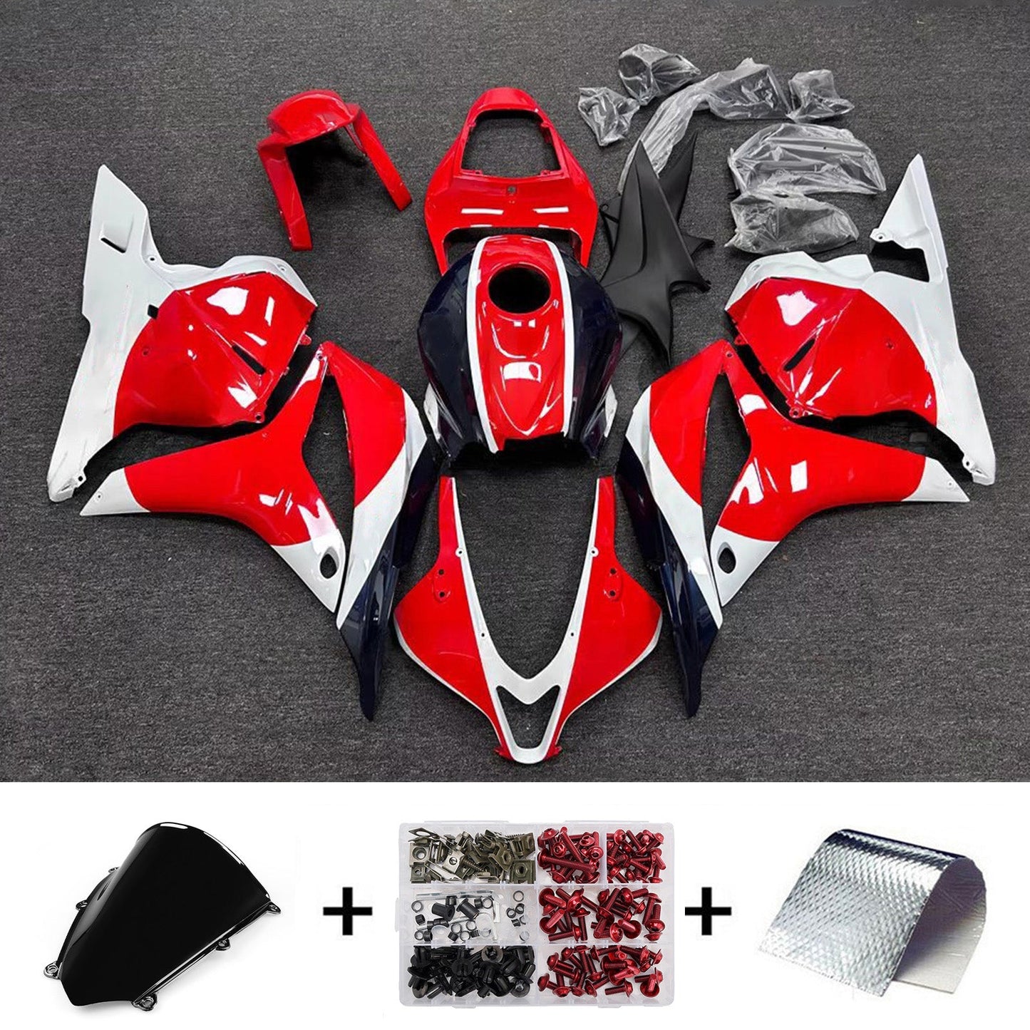 Kit di carene in plastica ABS stampate a iniezione per Honda CBR600RR 2009-2012 F5