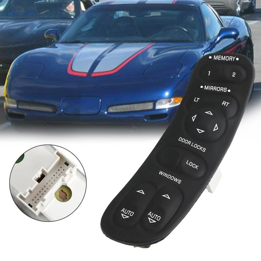 Interruttore alzacristalli elettrico principale per Chevrolet Corvette C5 1997-2004 19209381 10092804