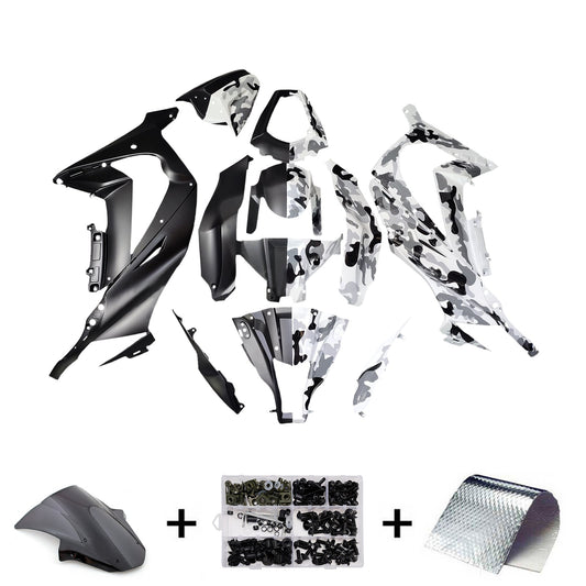 Kit carenatura iniezione in plastica ABS adatto per Kawasaki ZX10R 2011-2015