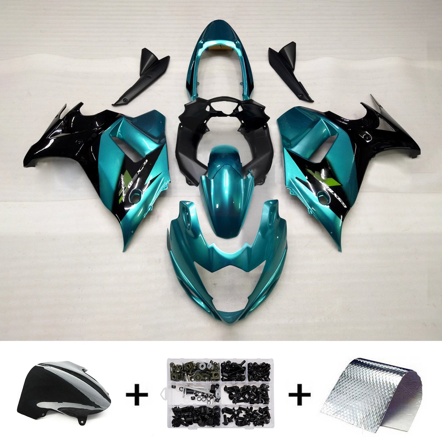 Kit carenatura iniezione in plastica ABS per Suzuki Katana GSX650F 2008-2013