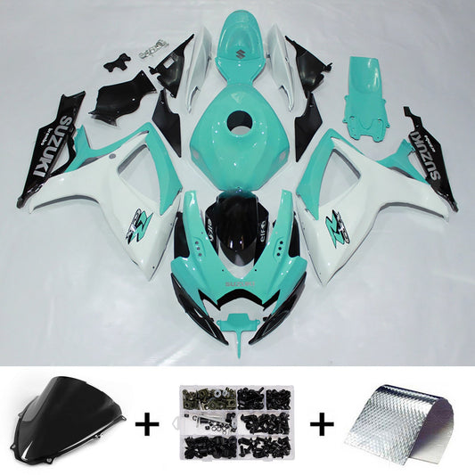 Kit carenatura iniezione plastica ABS per Suzuki GSXR 600/750 2006-2007 K6