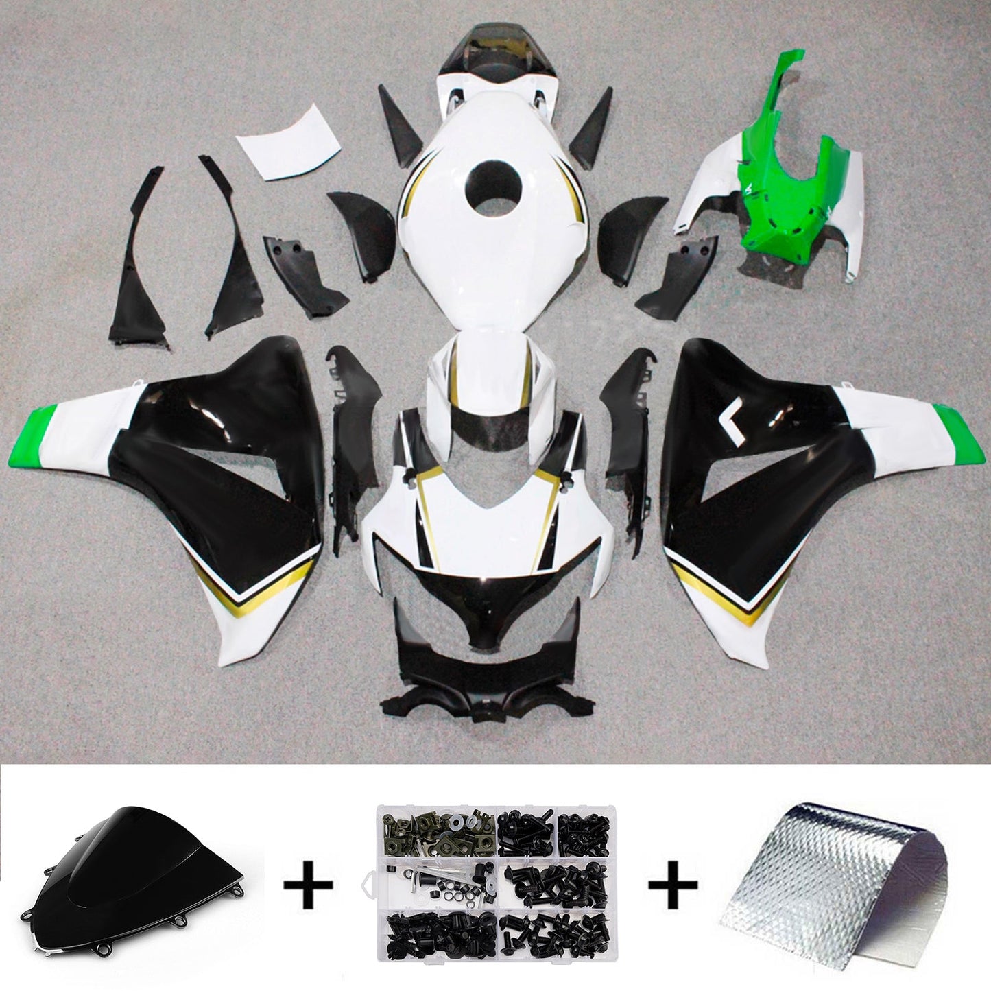 Kit di carene in plastica ABS stampate a iniezione per Honda CBR1000RR 2008-2011