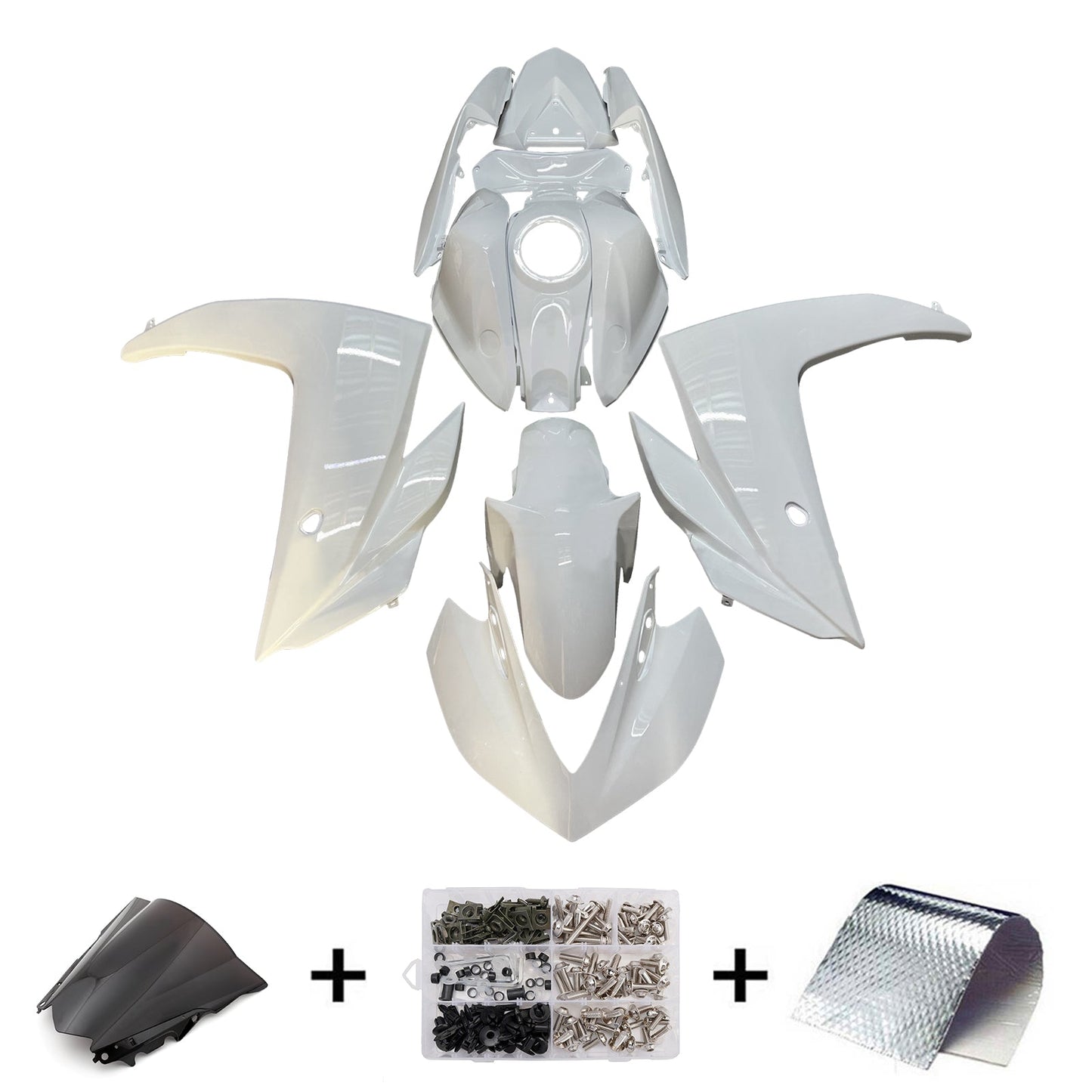 Kit carenatura iniezione ABS per Yamaha YZF-R3 2014-2018 R25 2015-2017
