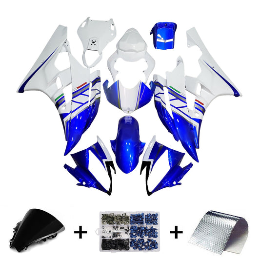 Kit carenatura iniezione plastica ABS per Yamaha YZFR6 YZF-R6 2006-2007