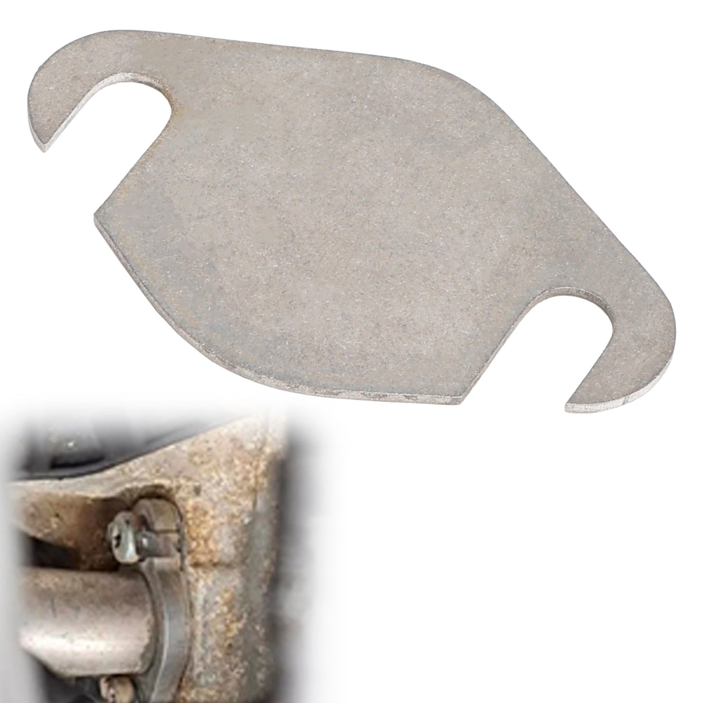 Piastra cieca per valvola EGR per motori VW CR con capacità 1,6, 1,2 e 2,0 litri