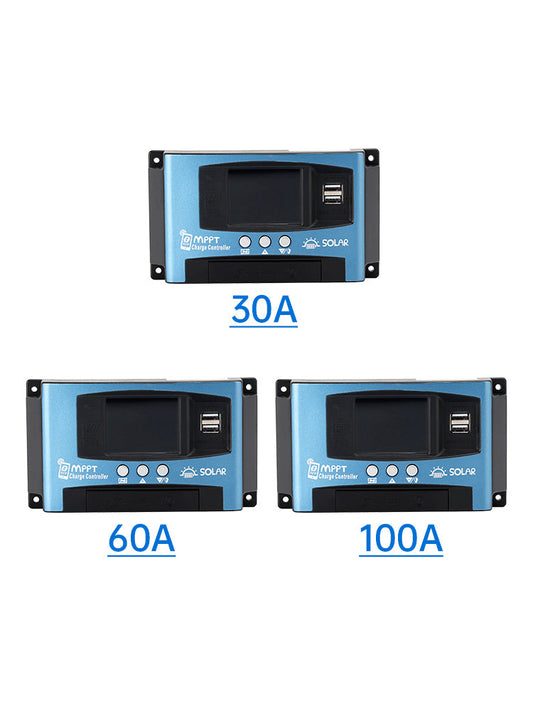 Regolatore solare MPPT 30A/60A/100A con monitoraggio della temperatura Bluetooth e ricarica