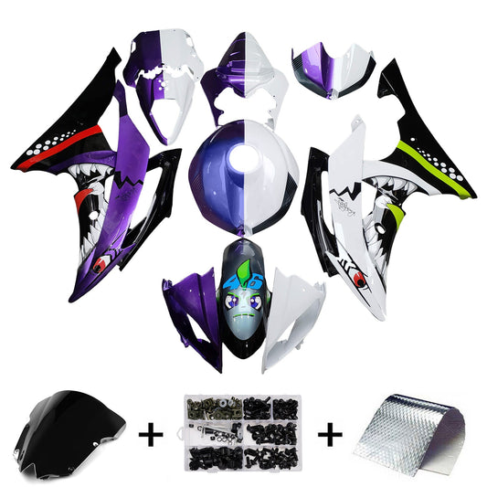 Kit carenatura iniezione plastica ABS per Yamaha YZFR6 YZF-R6 2008-2016