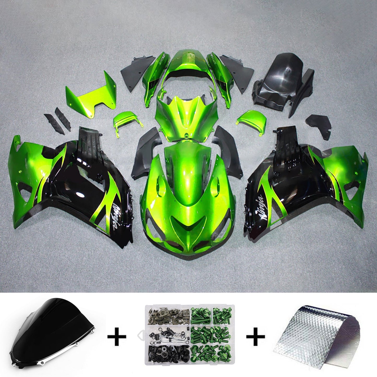 Kit carenatura iniezione adatto per Kawasaki ZX14R ZZR1400 2012-2025